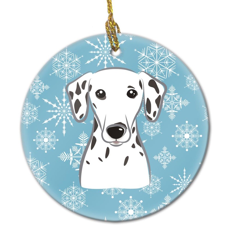 Snowflake Dalmatian Ceramic Ornament BB1644CO1
