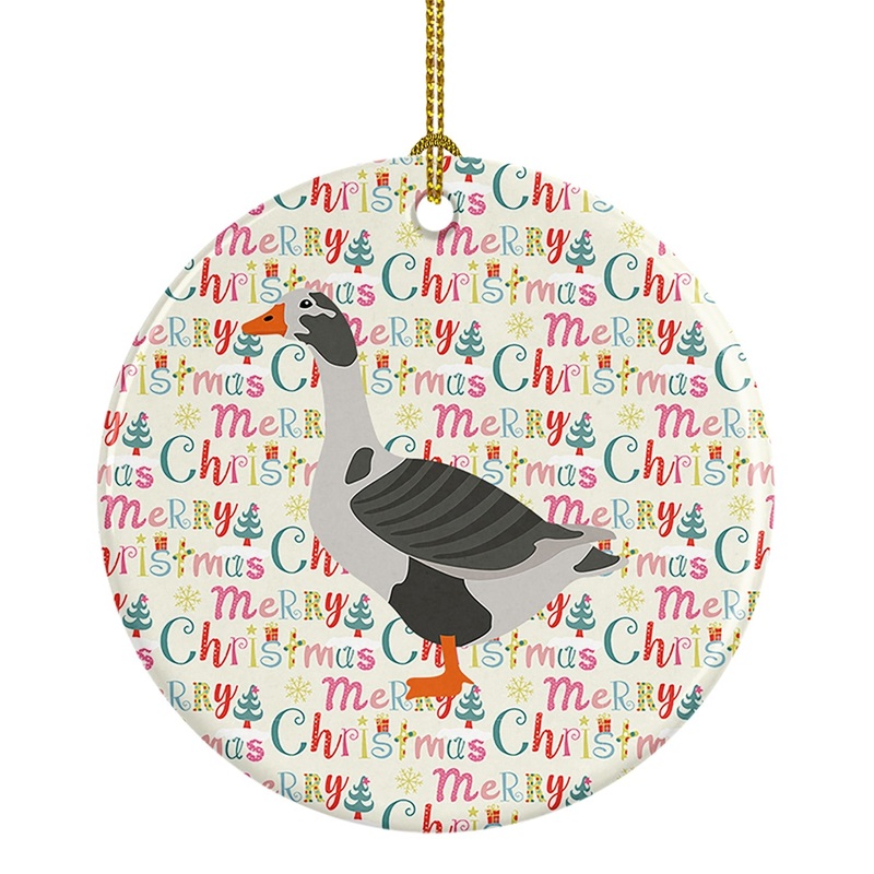 West of England Goose Christmas Ceramic Ornament