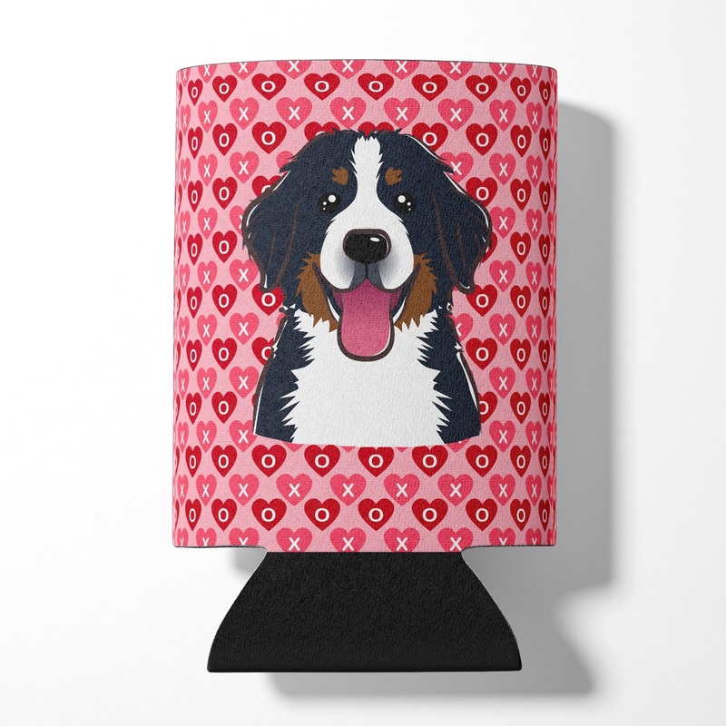 Bernese Mountain Dog Hearts Can or Bottle Hugger BB5307CC