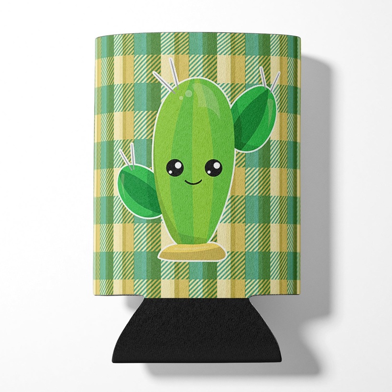Cactus Plaid Can or Bottle Hugger BB6852CC