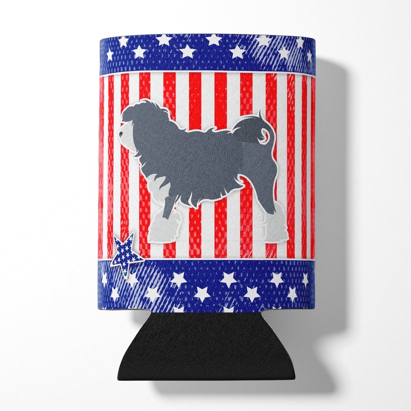 USA Patriotic Lowchen Can or Bottle Hugger BB3335CC