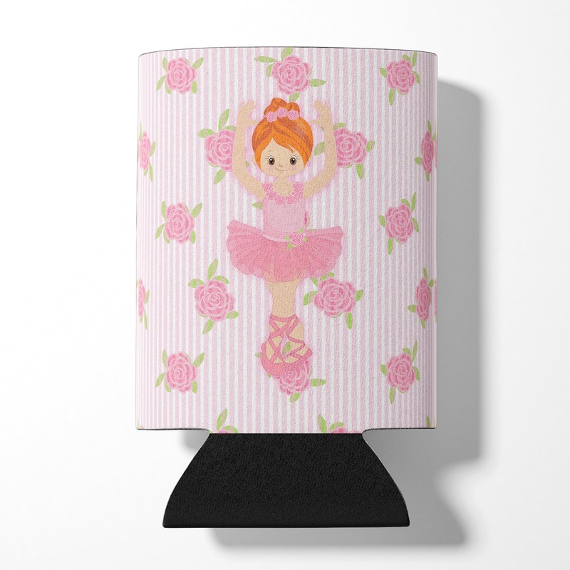 Ballerina Red Front Pose Can or Bottle Hugger BB5169CC