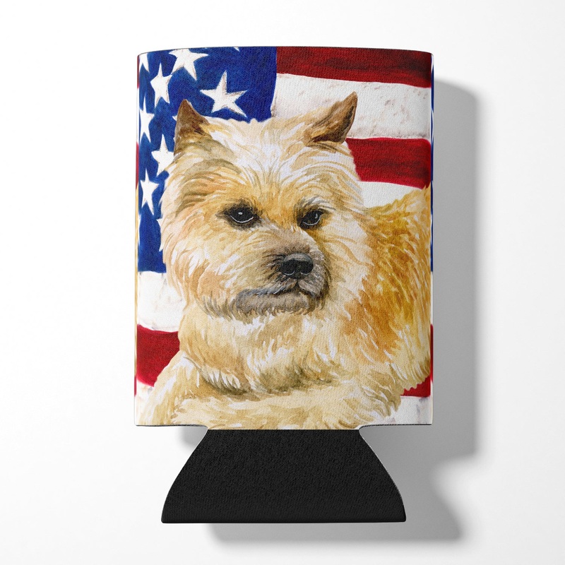 Cairn Terrier Patriotic Can or Bottle Hugger BB9690CC