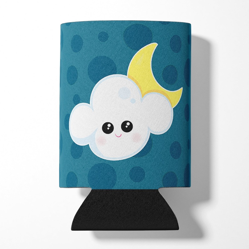 Weather Cloudy Moon Face Can or Bottle Hugger BB7154CC