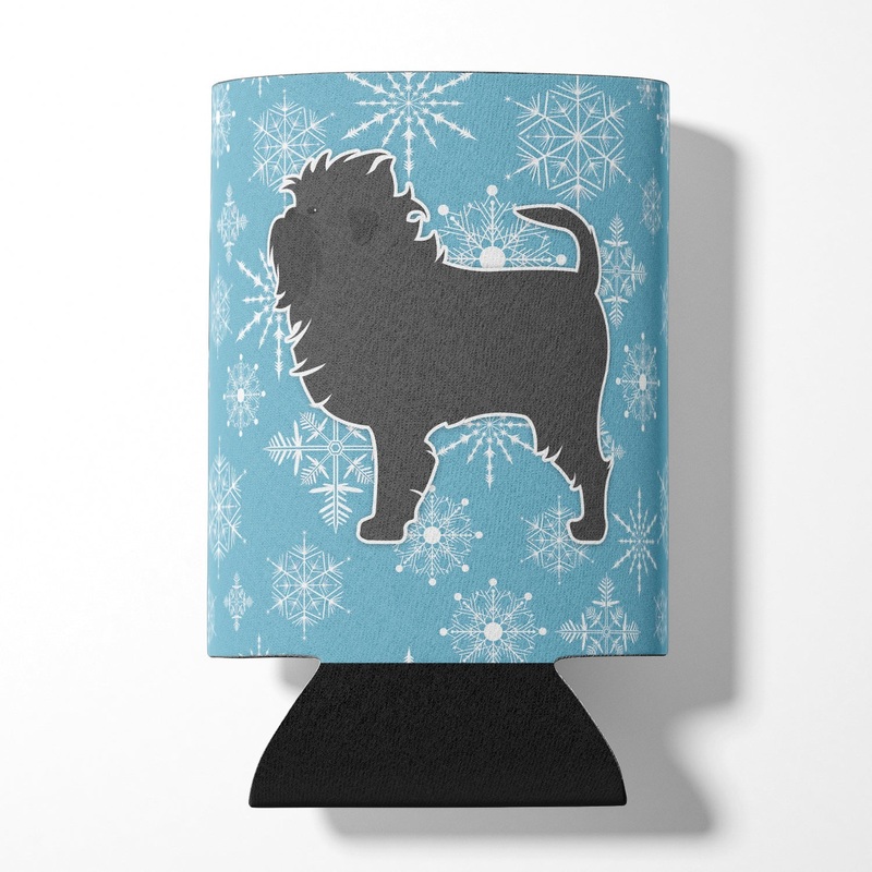Winter Snowflake Affenpinscher Can or Bottle Hugger BB3548CC