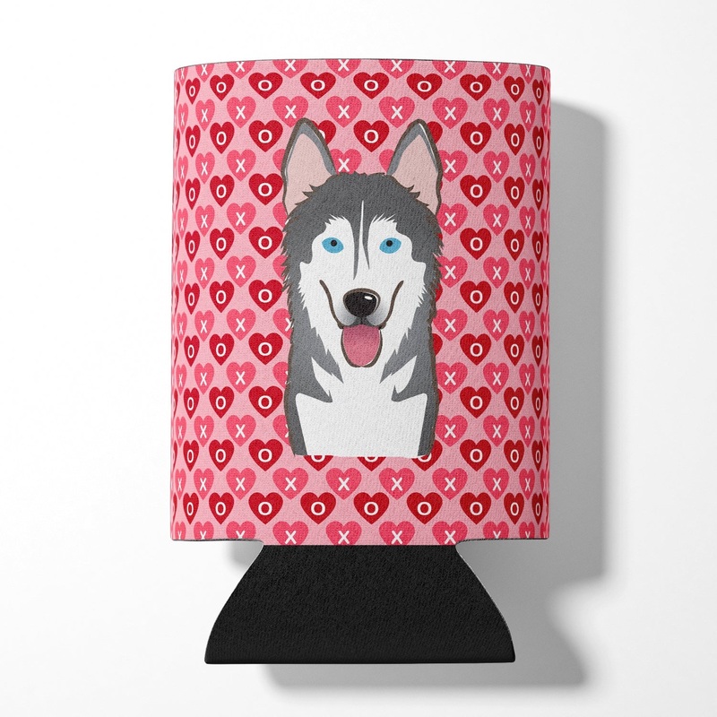 Alaskan Malamute Hearts Can or Bottle Hugger BB5288CC