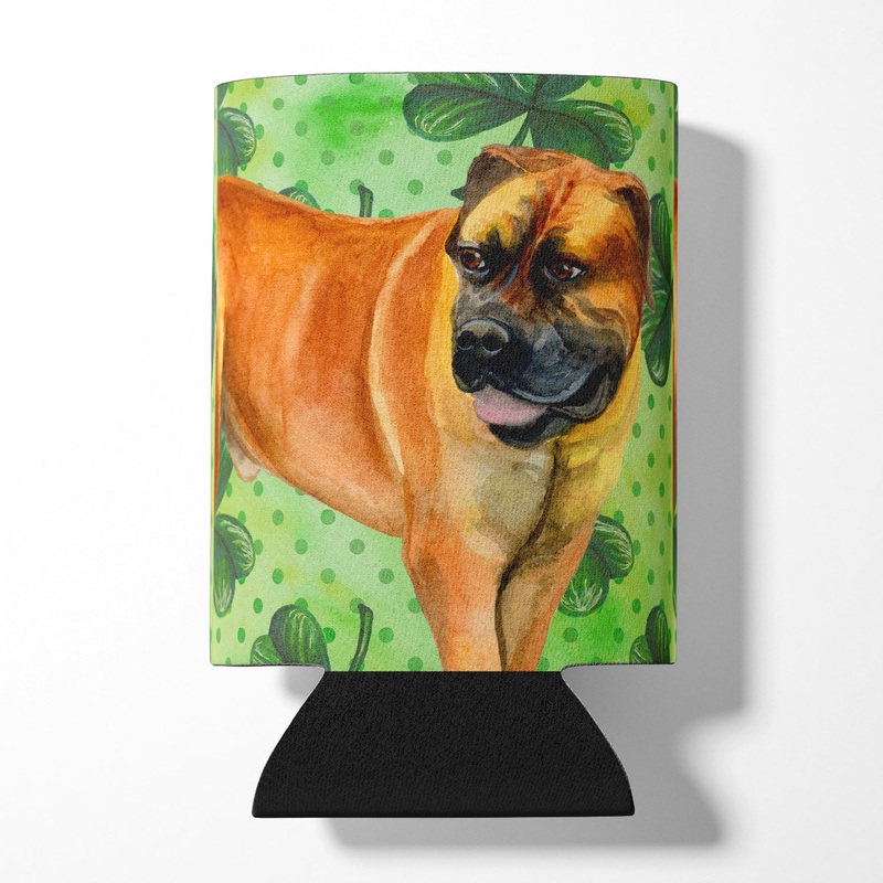 Boerboel Mastiff St Patrick's Can or Bottle Hugger BB9820CC