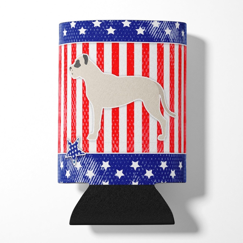USA Patriotic Dogo Argentino Can or Bottle Hugger BB3367CC
