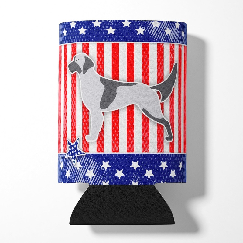 USA Patriotic English Setter Can or Bottle Hugger BB3281CC