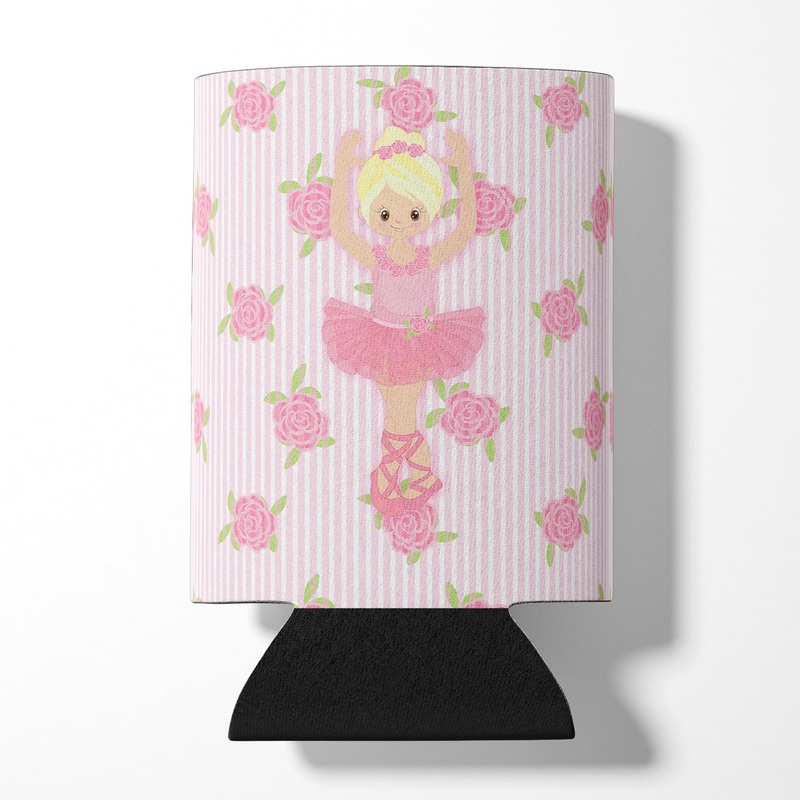 Ballerina Blonde Front Pose Can or Bottle Hugger BB5164CC