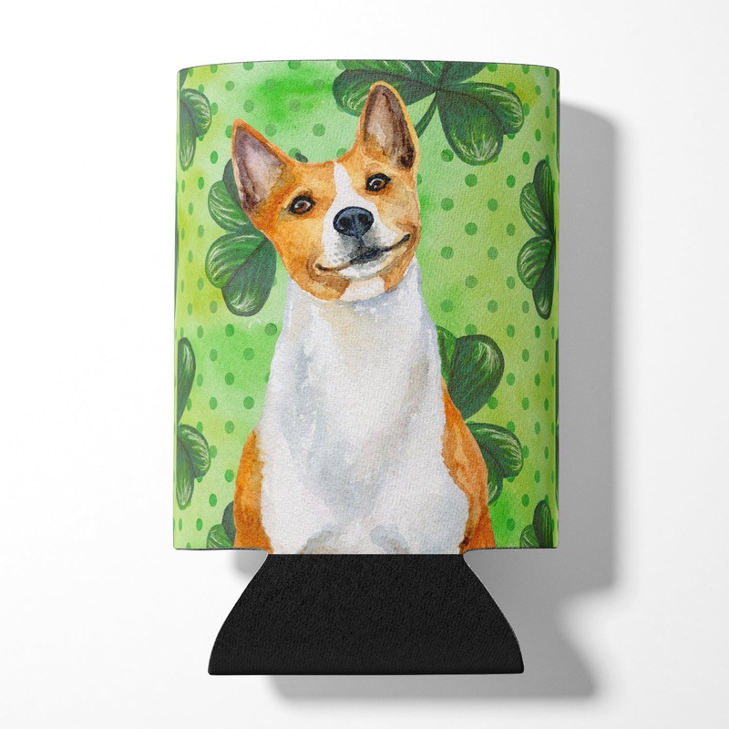Basenji St Patrick's Can or Bottle Hugger BB9866CC