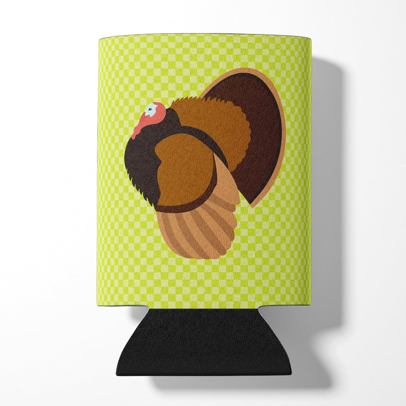 Bronze Turkey Green Can or Bottle Hugger BB7812CC