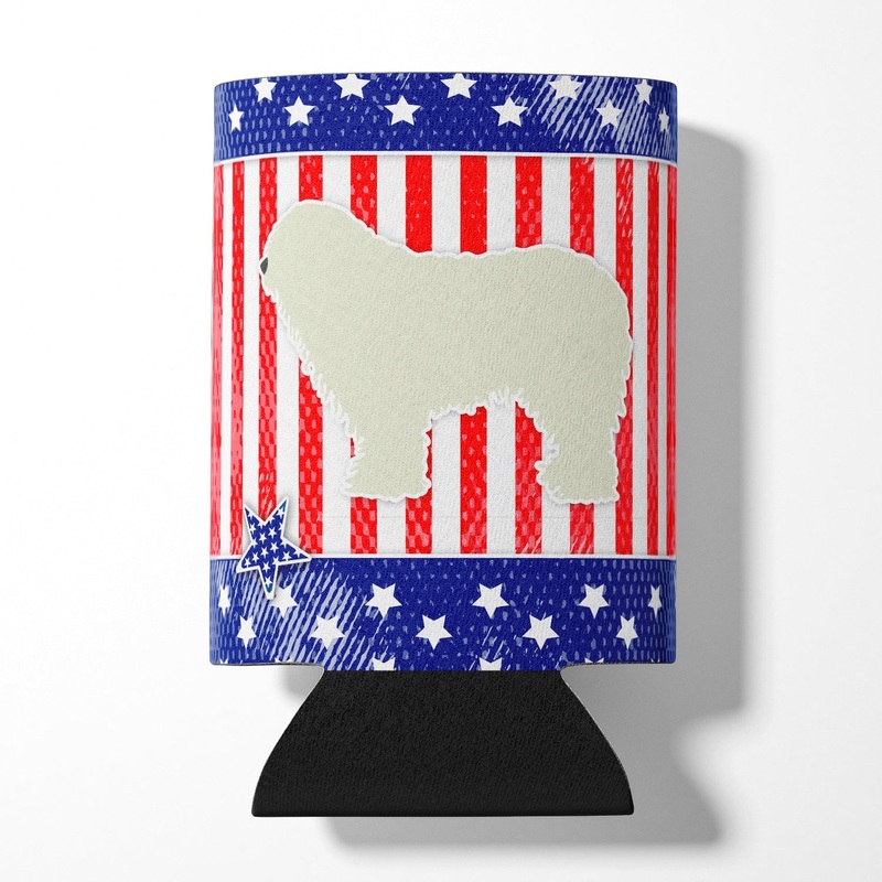 USA Patriotic Komondor Can or Bottle Hugger BB3355CC