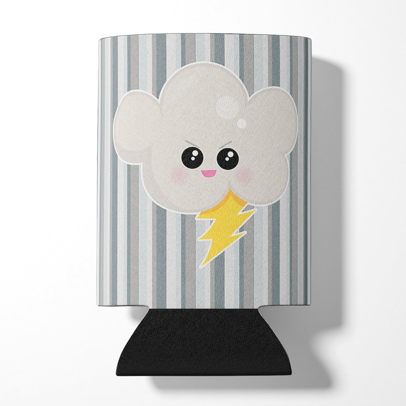 Weather Thuderstorm Face Can or Bottle Hugger BB7148CC