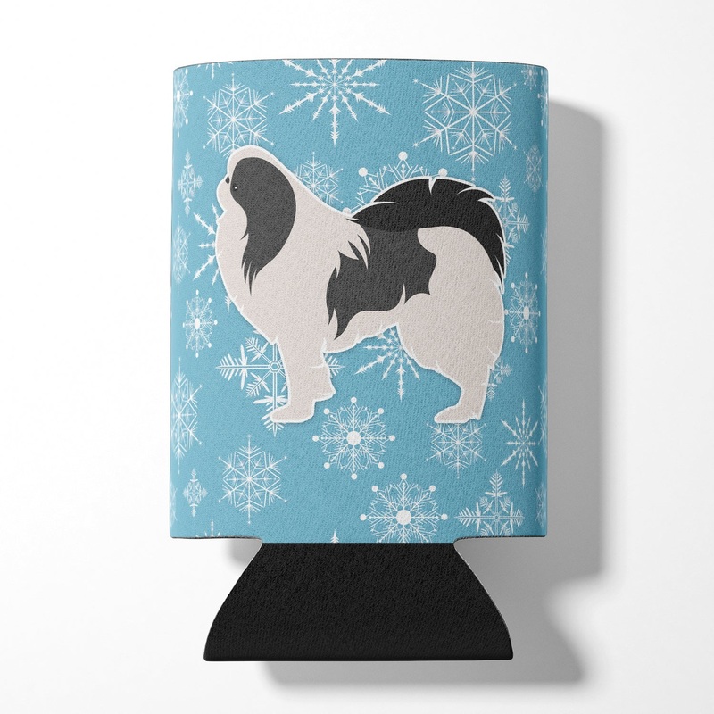 Winter Snowflake Japanese Chin Can or Bottle Hugger BB3537CC
