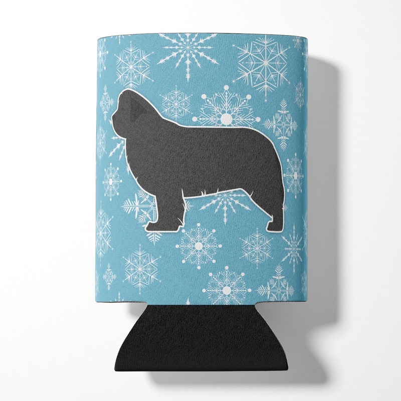 Winter Snowflake Newfoundland Can or Bottle Hugger BB3564CC