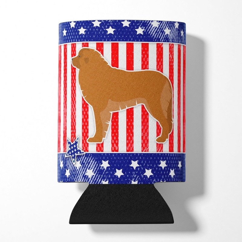 USA Patriotic Leonberger Can or Bottle Hugger BB3358CC