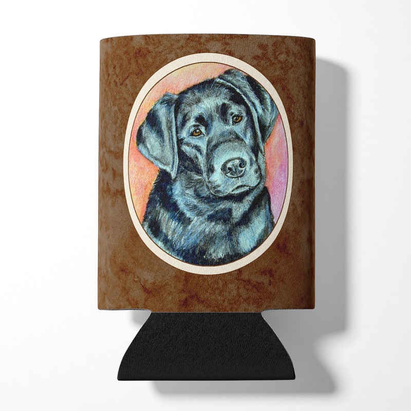 Black Labrador Can or Bottle Hugger 7177CC