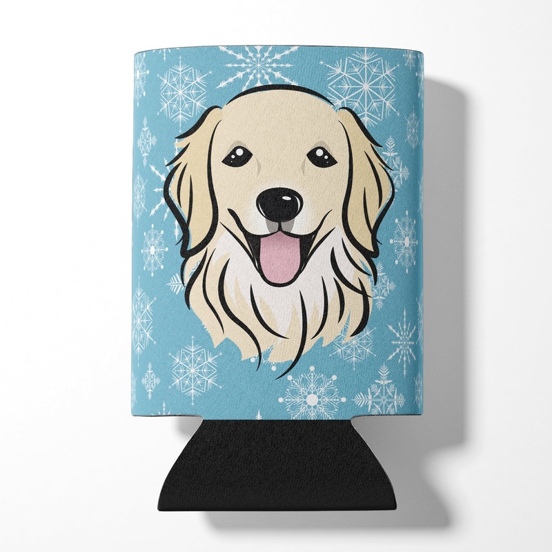 Snowflake Golden Retriever Can or Bottle Hugger BB1639CC
