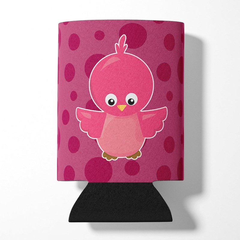 Bird on Pink Polkadots Can or Bottle Hugger BB7014CC