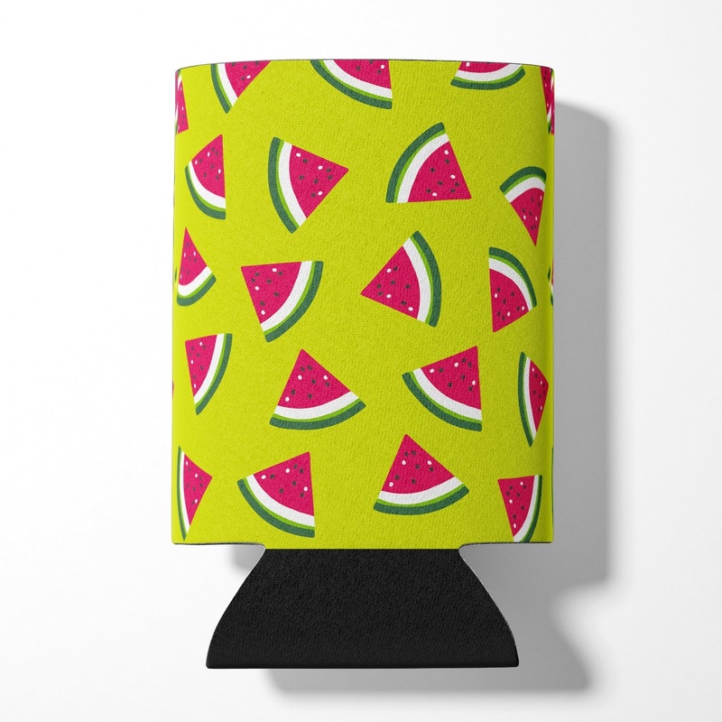 Watermelon on Lime Green Can or Bottle Hugger BB5151CC