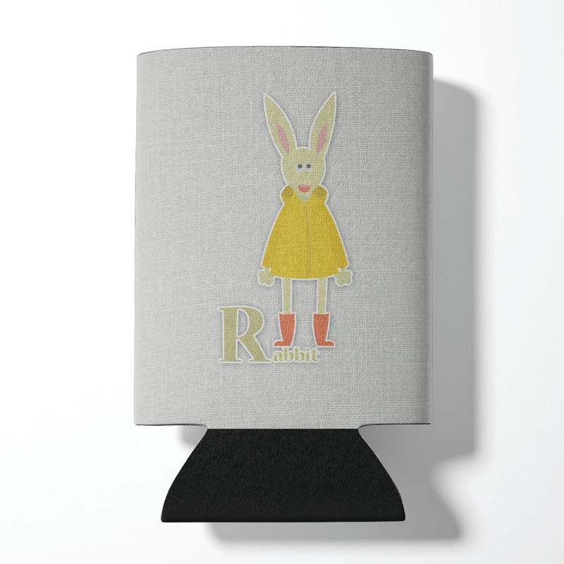 Alphabet R for Rabbit Can or Bottle Hugger BB5743CC