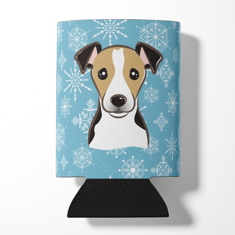Snowflake Jack Russell Terrier Can or Bottle Hugger BB1695CC