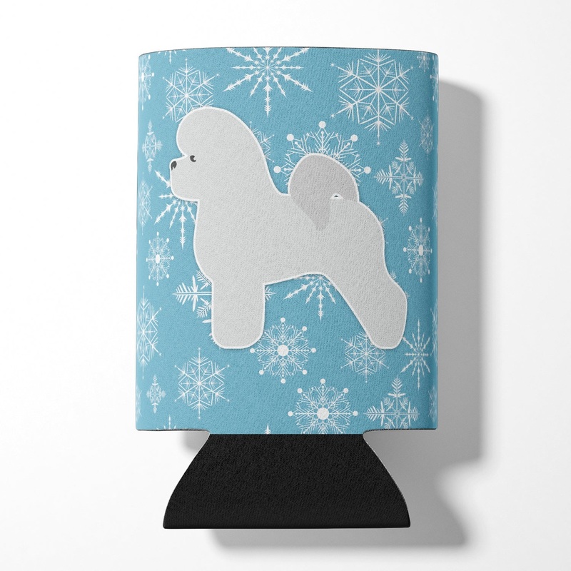Winter Snowflake Bichon Frise Can or Bottle Hugger BB3545CC