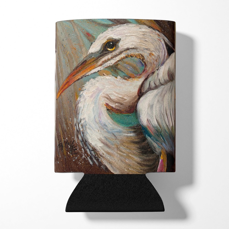 White Egret Can or Bottle Hugger JMK1212CC