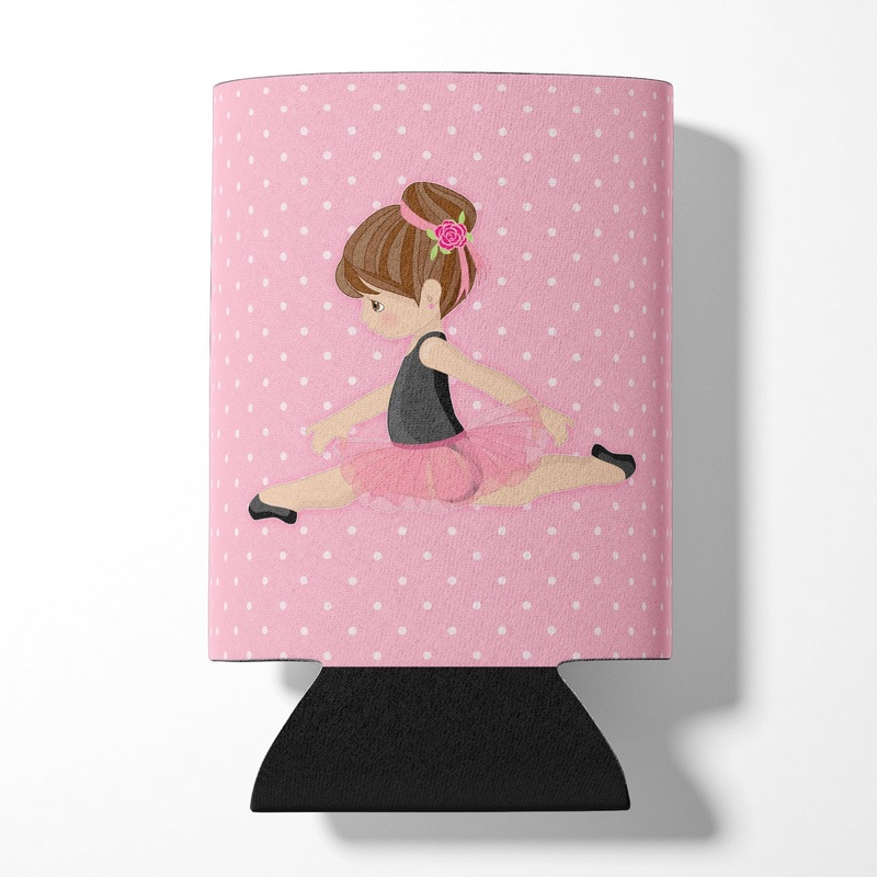Ballerina Brunette Jete Can or Bottle Hugger BB5174CC