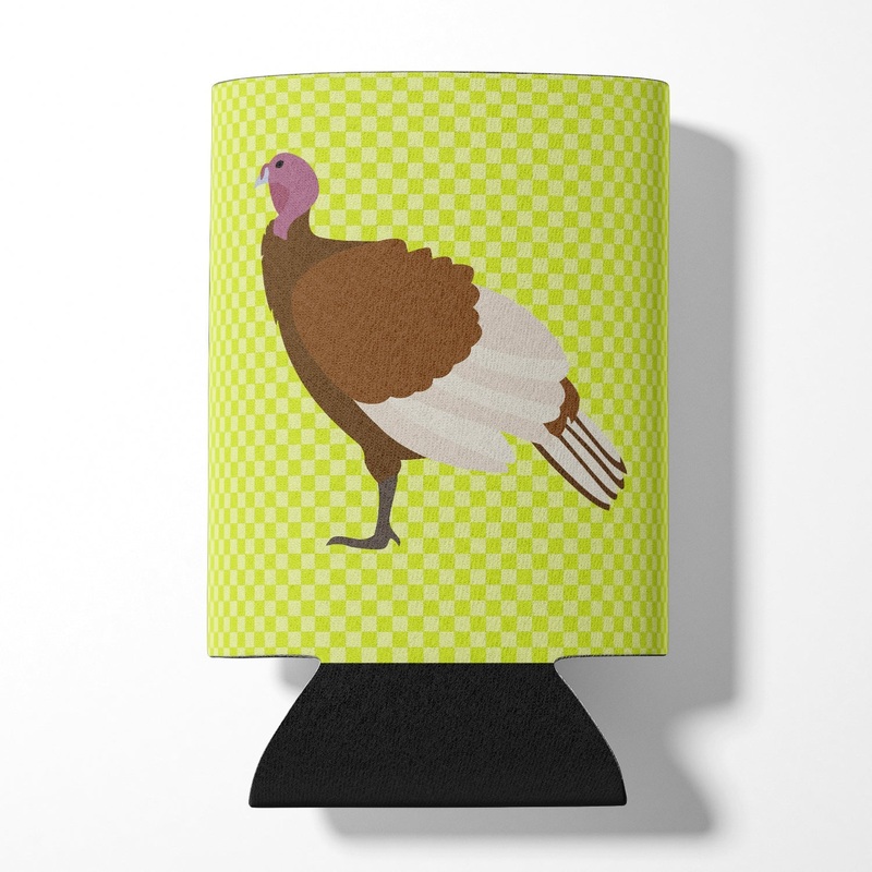 Bourbon Red Turkey Hen Green Can or Bottle Hugger BB7808CC