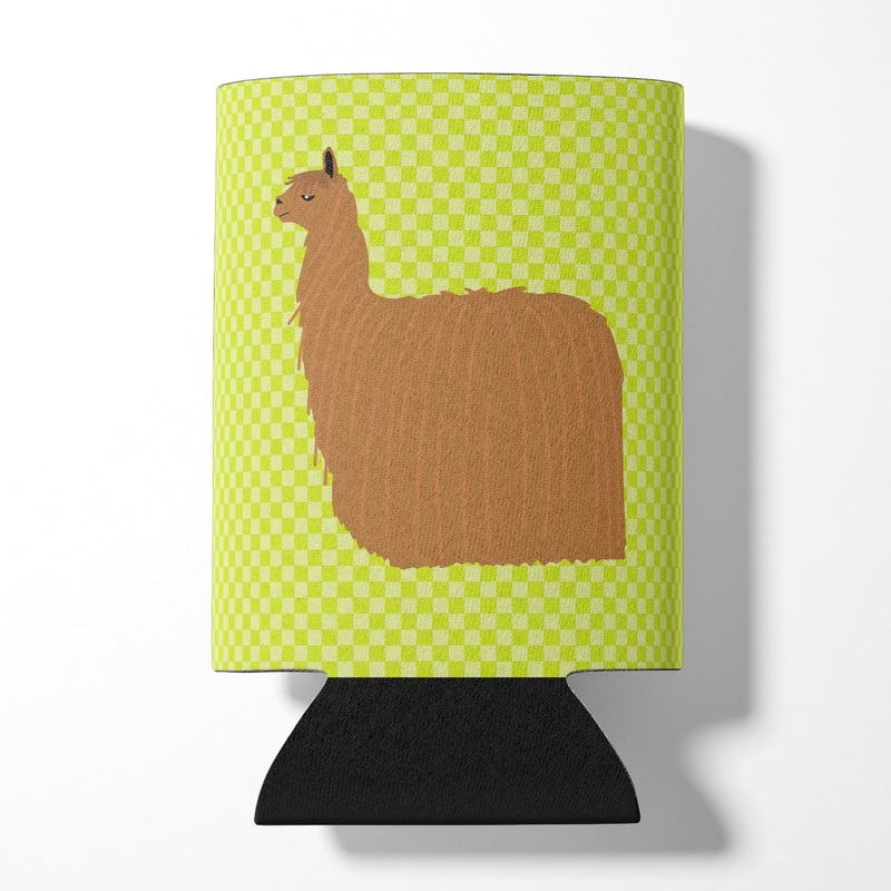 Alpaca Suri Green Can or Bottle Hugger BB7746CC