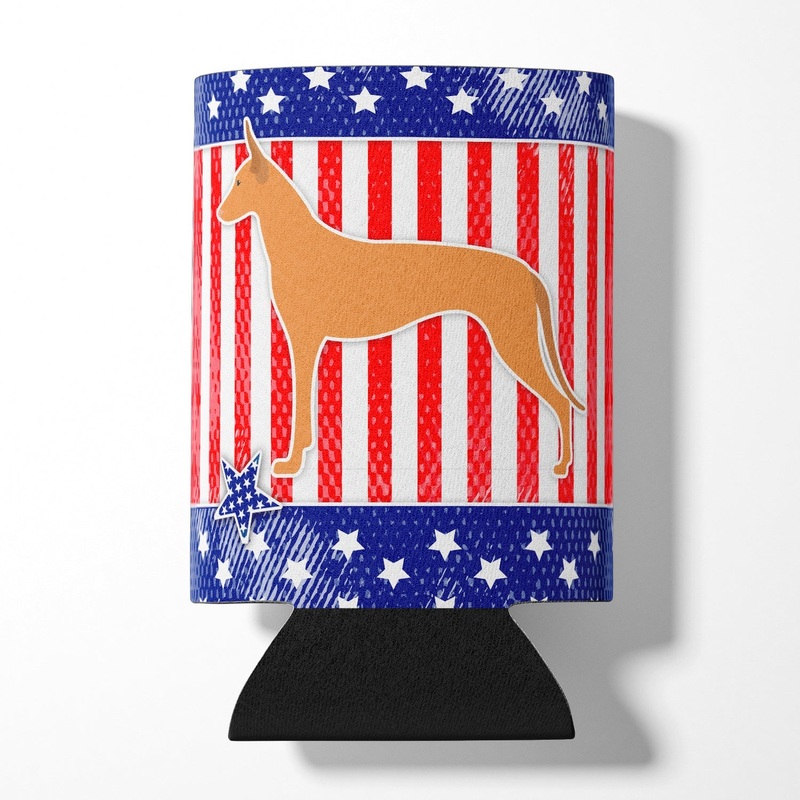 USA Patriotic Pharaoh Hound Can or Bottle Hugger BB3288CC
