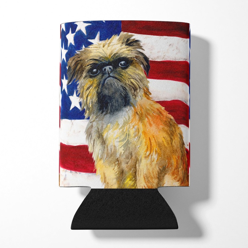 Brussels Griffon Patriotic Can or Bottle Hugger BB9687CC