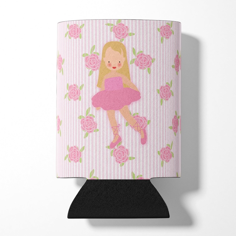 Ballerina Long Haired Blonde Can or Bottle Hugger BB5185CC