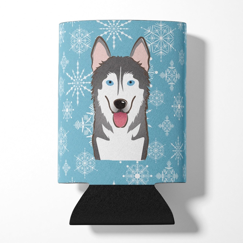 Snowflake Alaskan Malamute Can or Bottle Hugger BB1652CC