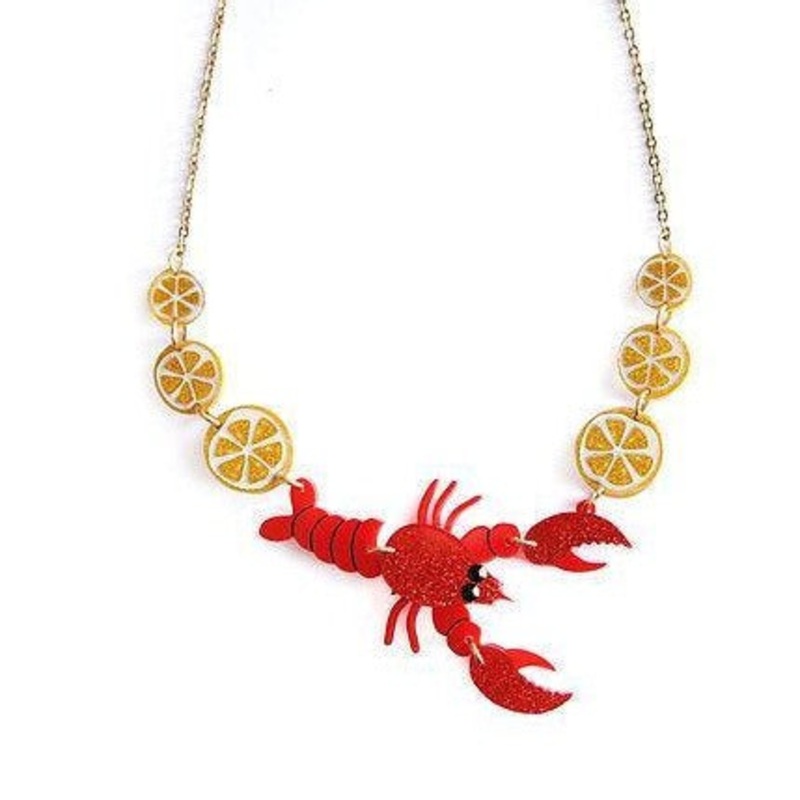 Lobster Necklace by Laliblue