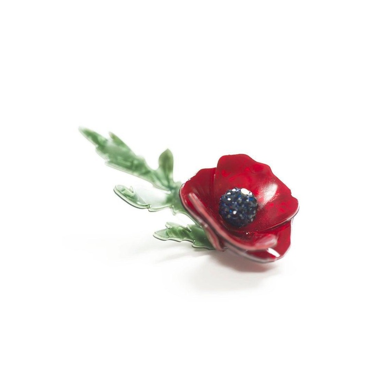 Poppy Brooch by Laliblue