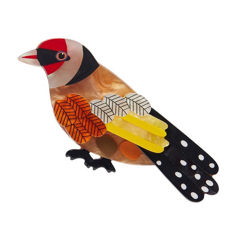 Go for Goldfinch Brooch by Erstwilder x Jocelyn Proust