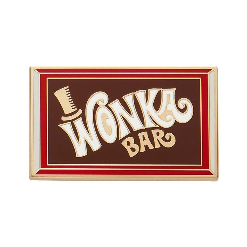Original Wonka Bar Enamel Pin by Erstwilder