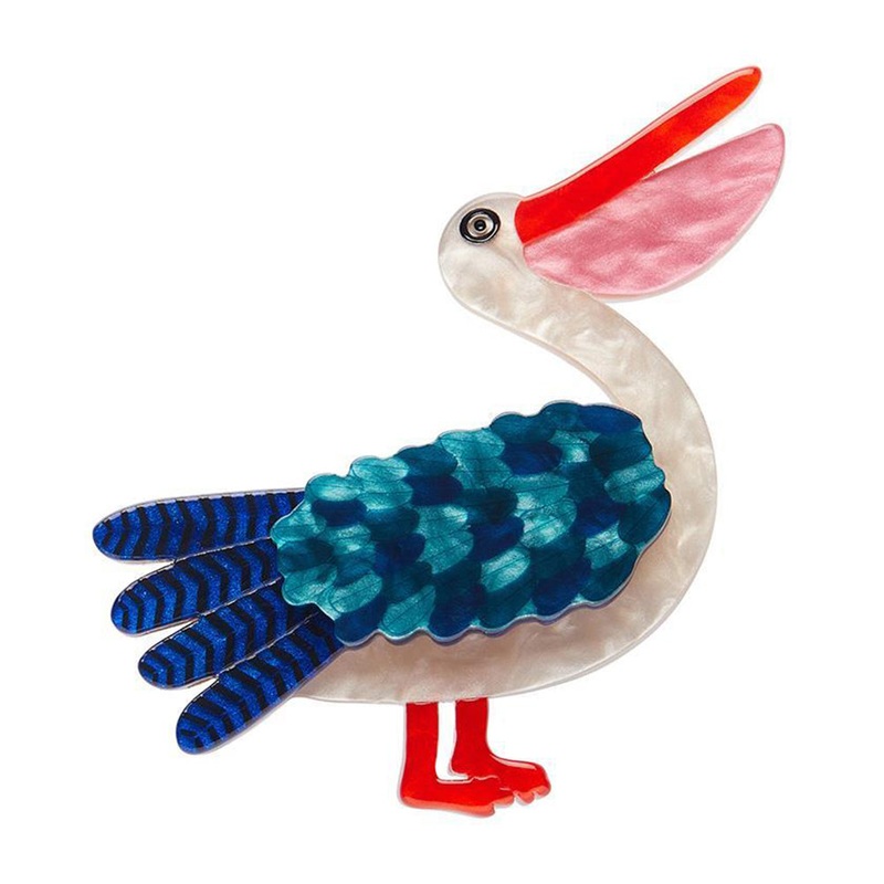 Pelican Perfection Brooch by Erstwilder x Jocelyn Proust