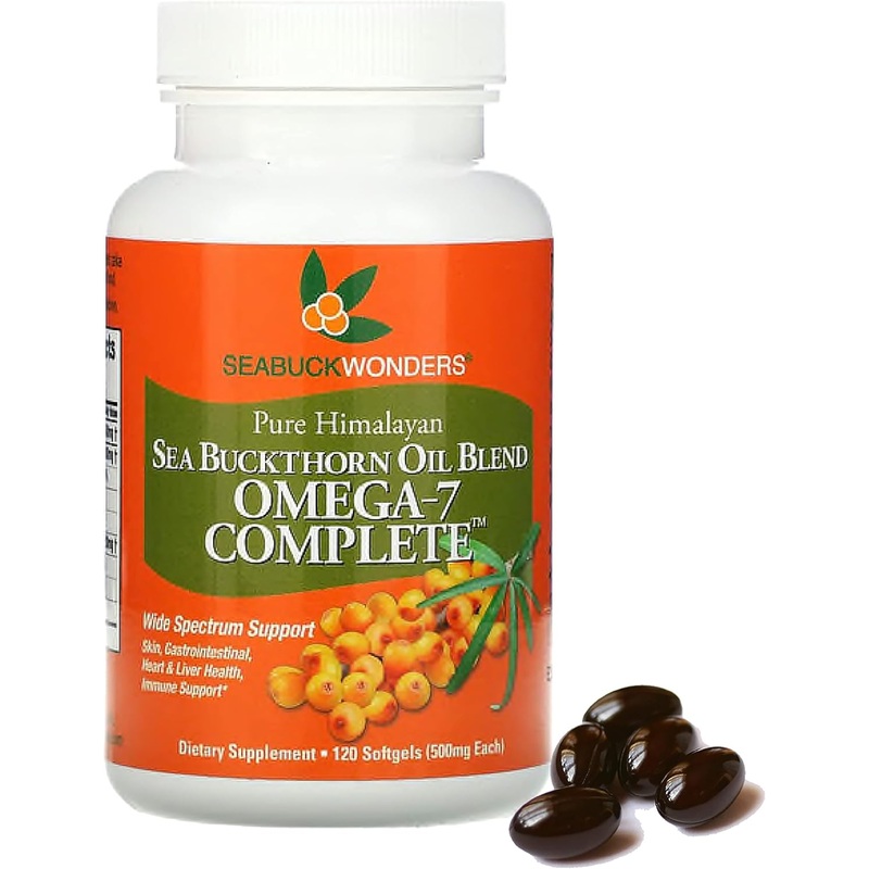 Seabuck Wonders Sea Buckthorn Oil Blend - 120 Softgels, 500mg