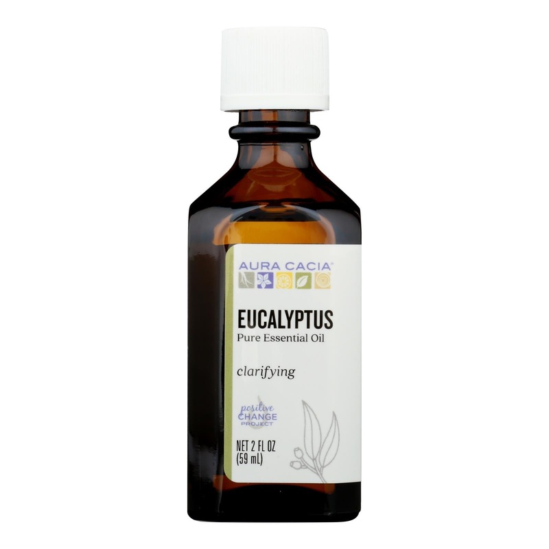 Aura Cacia Pure Eucalyptus Essential Oil, 2 Fl Oz