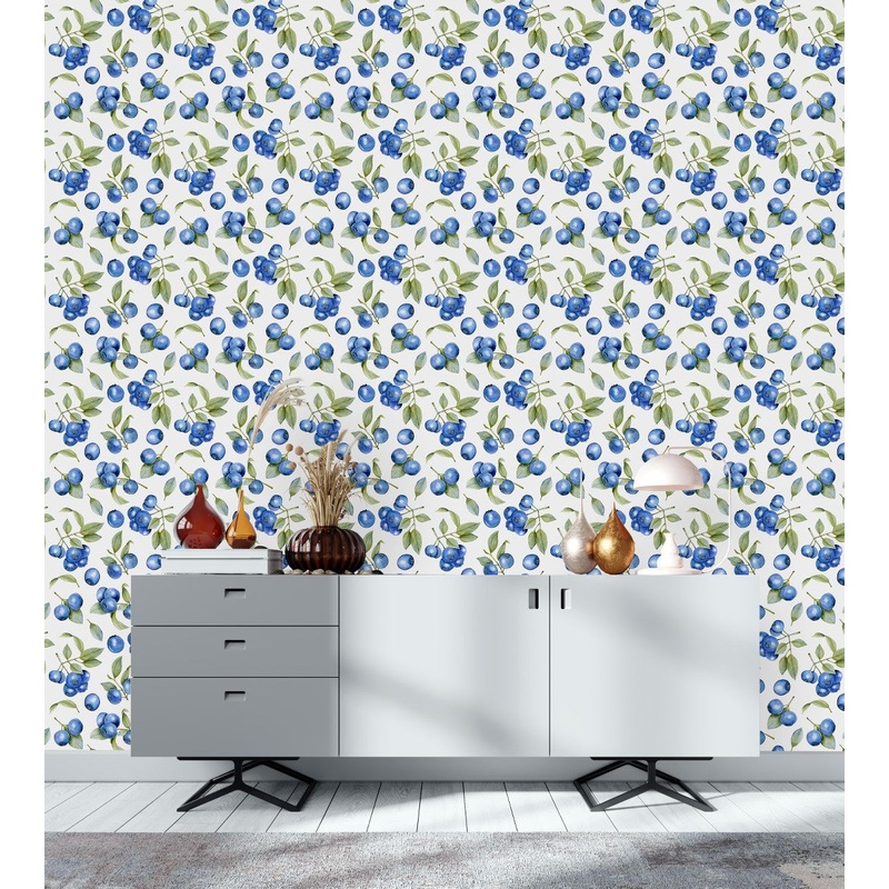 Elegant Blueberry Wallpaper Vogue
