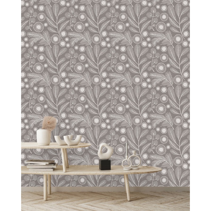 Stylish Abstract Leaves Wallpaper Smart