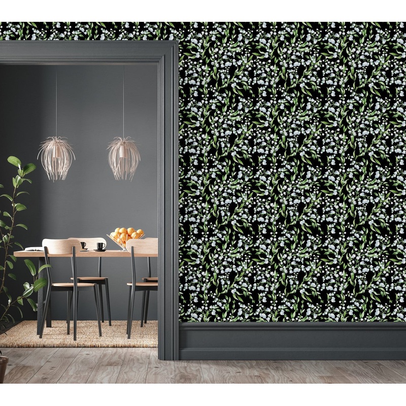 Contemporary Bluebells Wallpaper Smart