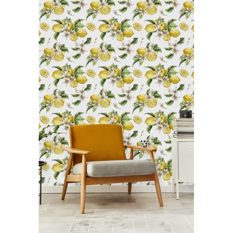 Elegant Lemons Wallpaper Vogue Select