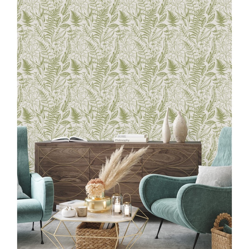 Green Ferns Wallpaper