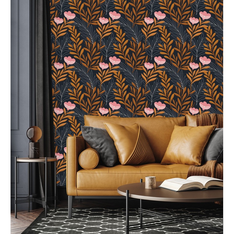 Orange Leaves Wallpaper