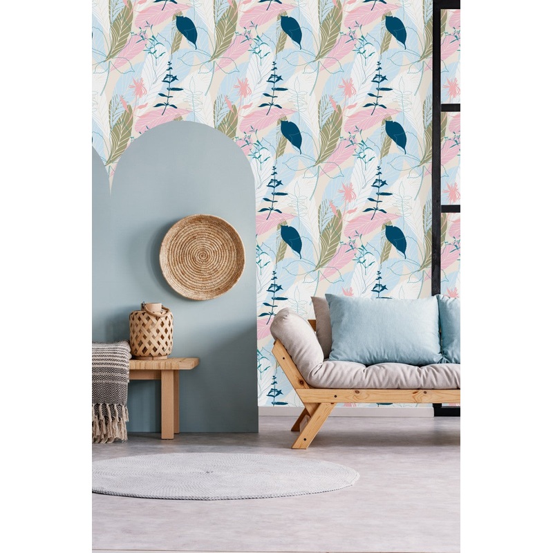 Stylish Leaves Wallpaper Tasteful Quality